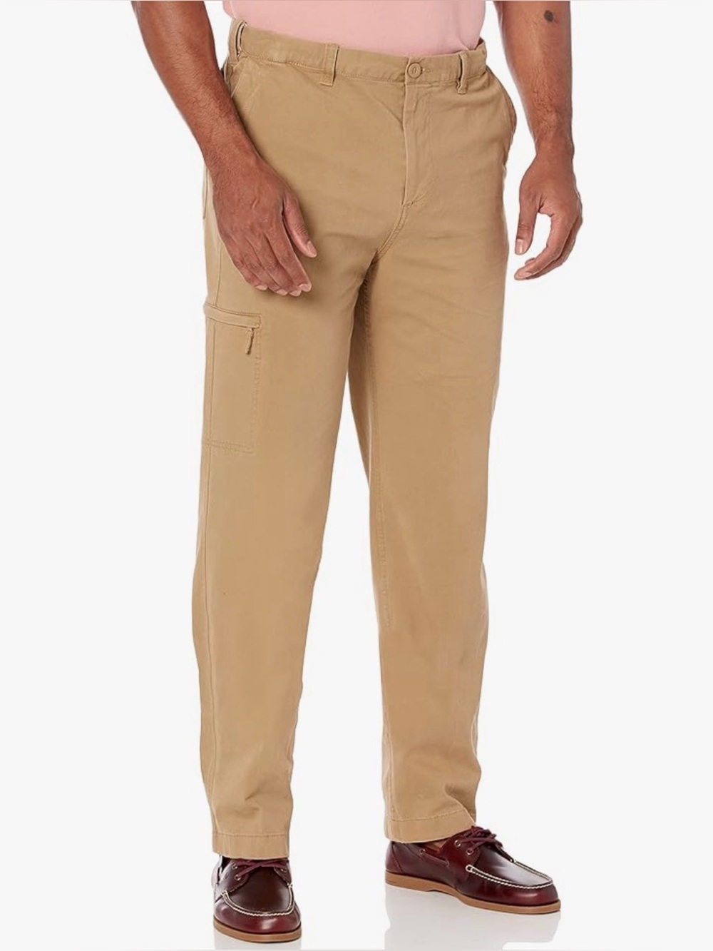 Dockers Cargo Pants British Khaki Straight Leg Smart 360 Flex Stretch Size 32x34
